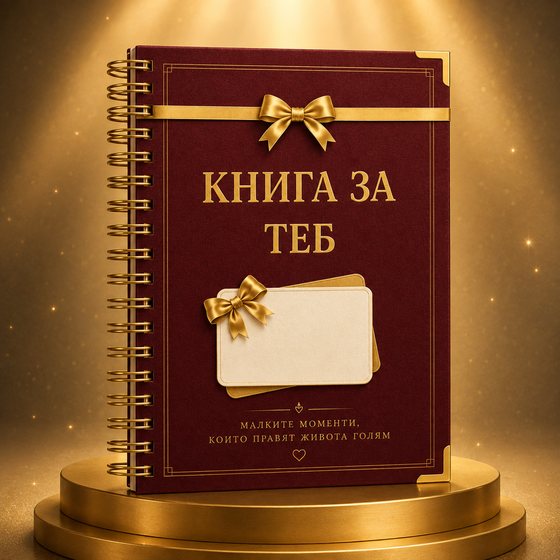 Книга за теб — персонализирана подаръчна книга